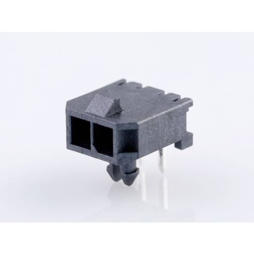 Thumbnail - Molex Einbau-Stiftleiste (Standard) Polzahl Gesamt 2 Rastermaß: 3.00 mm 436500202 1 St. Tray