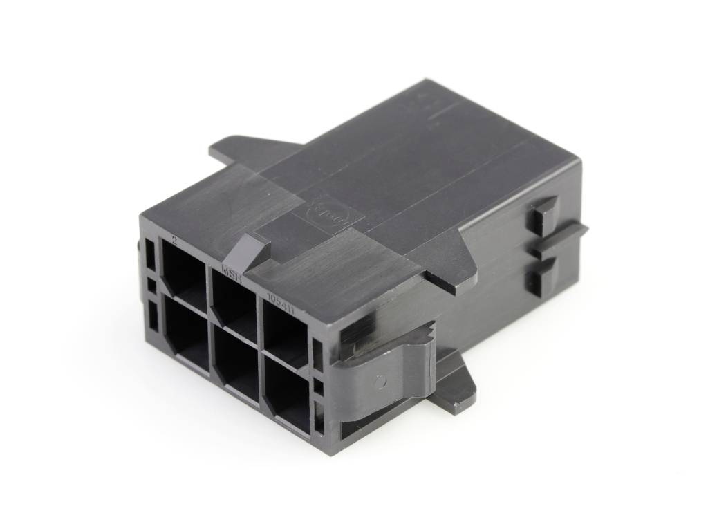 Molex 1054111106 Female behuizing (kabel) Totaal aantal polen: 6 Inhoud: 1 stuk(s) Bag