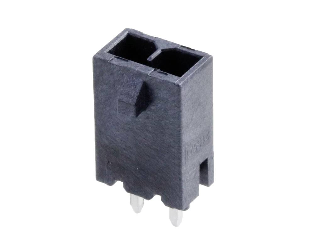 Molex Stiftgehäuse-Platine Polzahl Gesamt 2 Rastermaß: 3.00 mm 2165712002 1 St. Tray