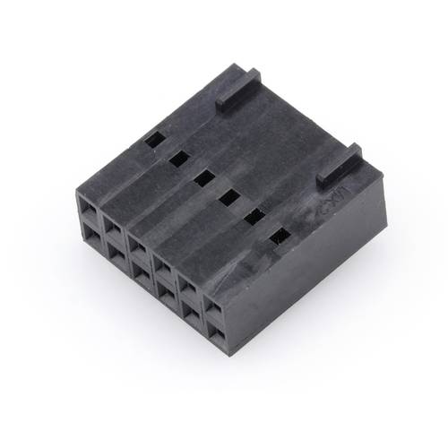 Molex Buchsengehäuse-Kabel Polzahl Gesamt 12 Rastermaß: 2.54 mm 22552123 1 St. Bulk