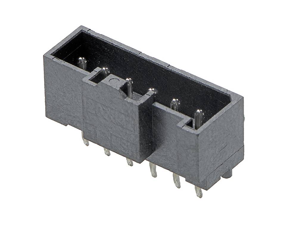Molex Stiftgehäuse-Platine Polzahl Gesamt 6 Rastermaß: 2.50 mm 2078430006 1 St. Tray