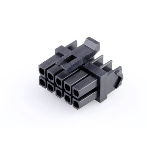 Molex Buchsengehäuse-Kabel Polzahl Gesamt 10 1729521001 1 St. Bulk