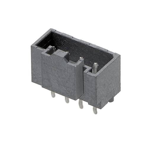 Molex Stiftgehäuse-Platine Polzahl Gesamt 4 Rastermaß: 2.50 mm 2078430004 1 St. Tray