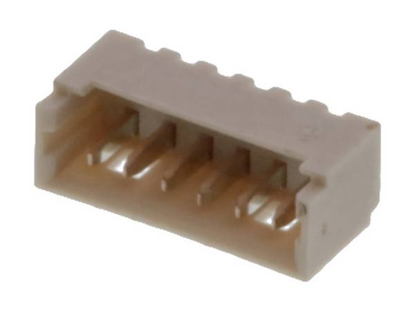 Molex Einbau-Stiftleiste (Standard)  Polzahl Gesamt 6 Rastermaß: 1.25 mm 530470610 1 St. Tray