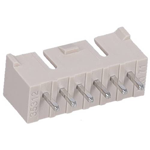 Molex Einbau-Stiftleiste (Standard) Polzahl Gesamt 6 Rastermaß: 2.50 mm 353120660 1 St. Bulk