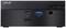 Schwarzer ASUS Mini-PC mit USB-C- und USB 3.0-Anschlüssen an der Front.