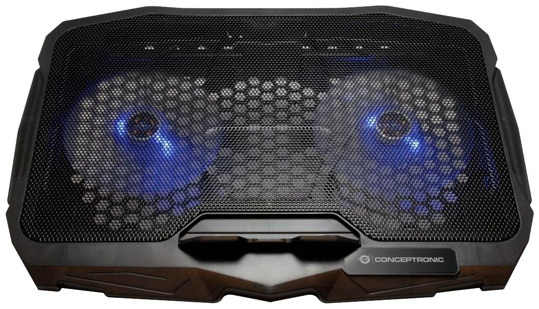 Conceptronic Thana - Notebook-Kühlpad - mit 2 Ventilatoren - 43.2 cm (17"")-0