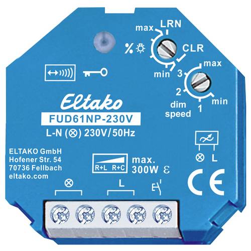 Thumbnail - FUD61NP-230V Eltako Funk Aktor Dimmschalter Unterputz