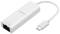 Weißer USB-C-auf-Ethernet-Adapter mit dem Markennamen 'EDIMAX'. Eignet sich für eine kabelgebundene Netzwerkverbindung über USB-C.
