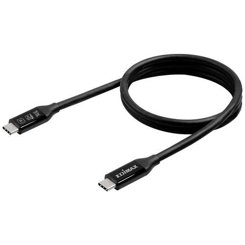 EDIMAX USB-Kabel USB4®, Thunderbolt™ 3 USB-C® Stecker 1.00 m Schwarz UC4-010TB V2