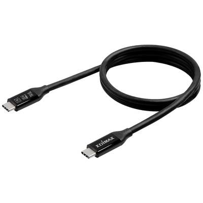 EDIMAX USB-Kabel USB4®, Thunderbolt™ 3 USB-C® Stecker 0.5 m Schwarz  UC4-0050TB
