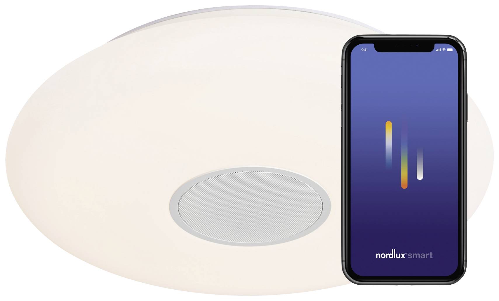 Nordlux 2110886101 Djay 40 Smart LED-Deckenleuchte LED LED 21 W Weiß