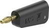 Stäubli LQ-4A-39 Laborstecker Stecker Stift-Ø: 4 mm Schwarz 1 St. Piece