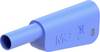 Stäubli SLQ-4A-46 Sicherheits-Lamellenstecker Stecker Stift-Ø: 4 mm Blau 1 St. Piece
