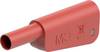 Stäubli SLQ-4A-46 Sicherheits-Lamellenstecker Stecker Stift-Ø: 4 mm Rot 1 St. Piece