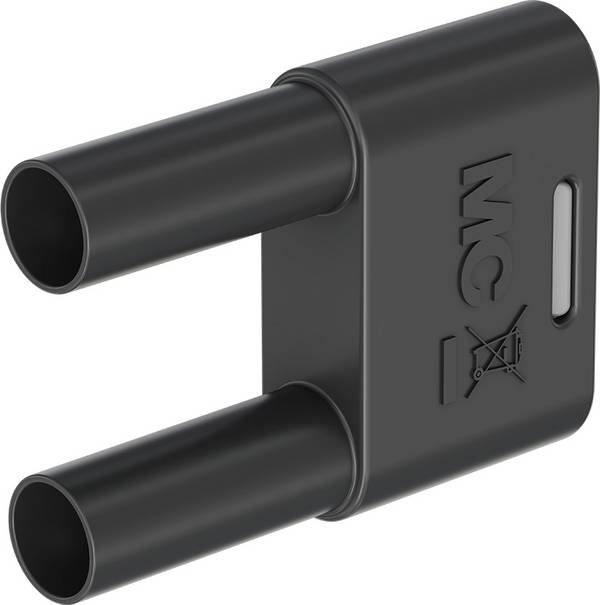 Stäubli SKS-4N-19 Sicherheits-Verbindungsstecker 4 mm mit federnder MULTILAM schwarz