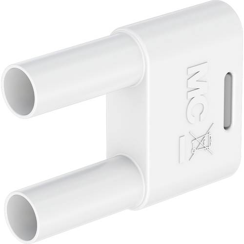 Stäubli SKS-4N-19 Verbindungsstecker Weiß Stift-Ø: 4 mm Stiftabstand: 19 mm 1 St.