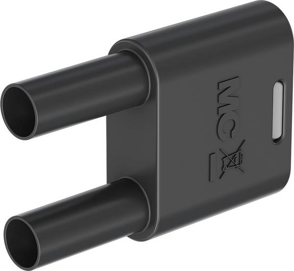 Stäubli SKS2-4N-19 Verbindungsstecker Schwarz Stift-Ø: 4 mm Stiftabstand: 19 mm 1 St.