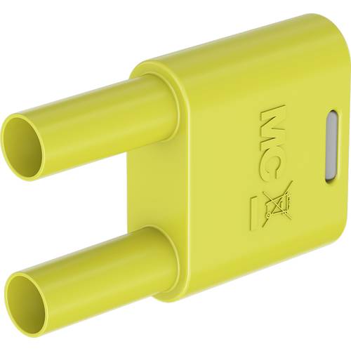 Thumbnail - Stäubli SKS2-4N-19 Verbindungsstecker Gelb Stift-Ø: 4 mm Stiftabstand: 19 mm 1 St.