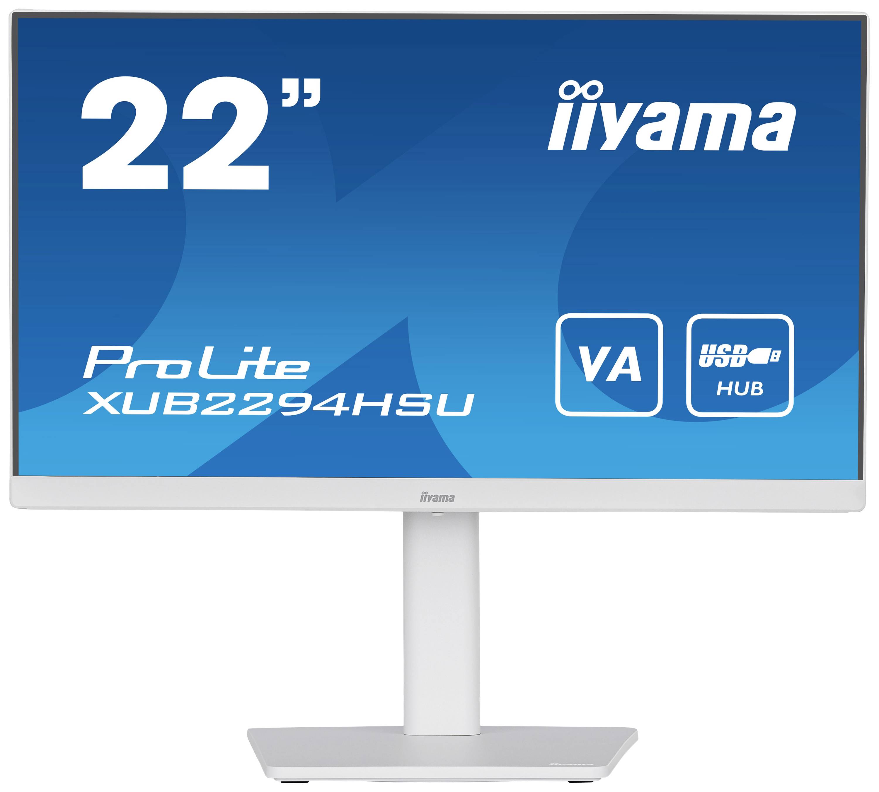 Iiyama PROLITE XUB2294HSU-W2 LED-Monitor EEK D (A - G) 54.6 cm  
