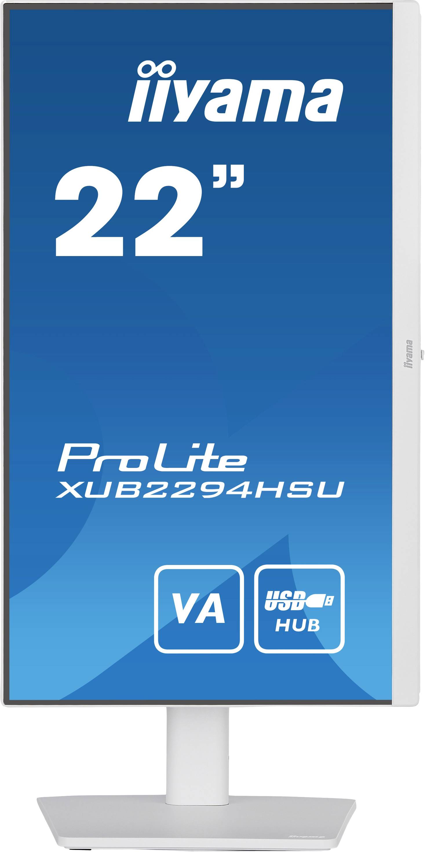 Iiyama PROLITE XUB2294HSU-W2 LED-Monitor EEK D (A - G) 54.6 cm 