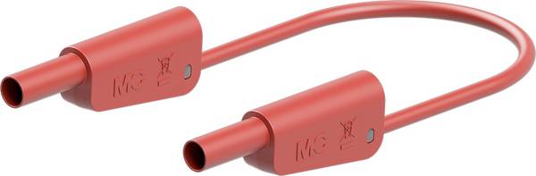 Stäubli SLK-4N-F25 Messleitung Lamellenstecker 4 mm Lamellenstecker 4 mm 100 cm Rot 1 St.