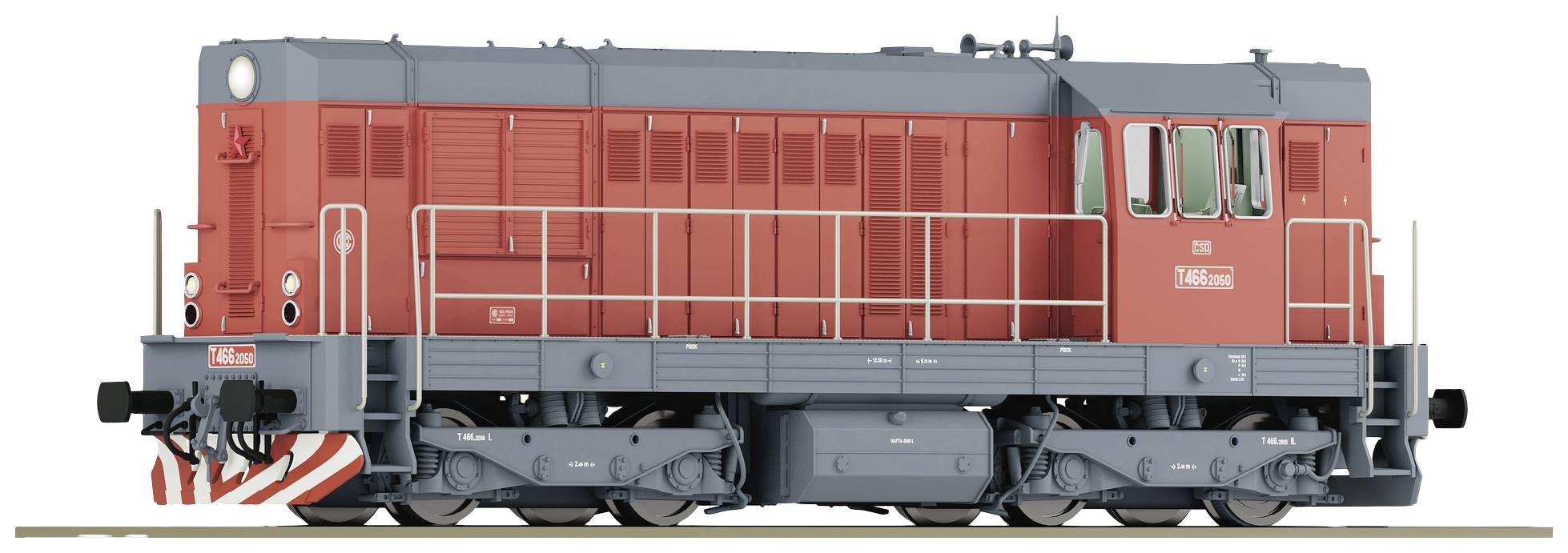 Roco 7300003 H0 Diesellokomotive Rh T 466.2 der CSD