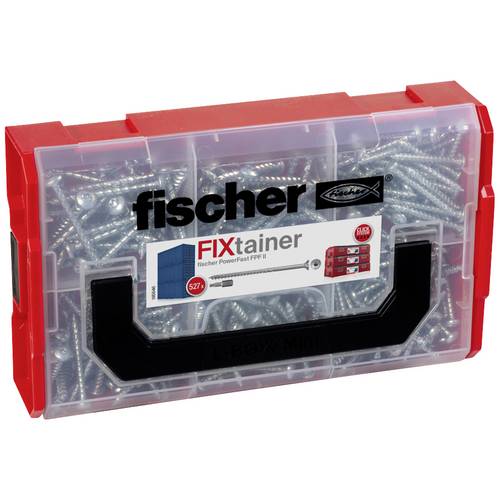 Thumbnail - Fischer 562272 FixTainer PowerFast II TX TG Spanplattenschrauben-Sortiment Stahl galvanisch verzinkt 1 Set