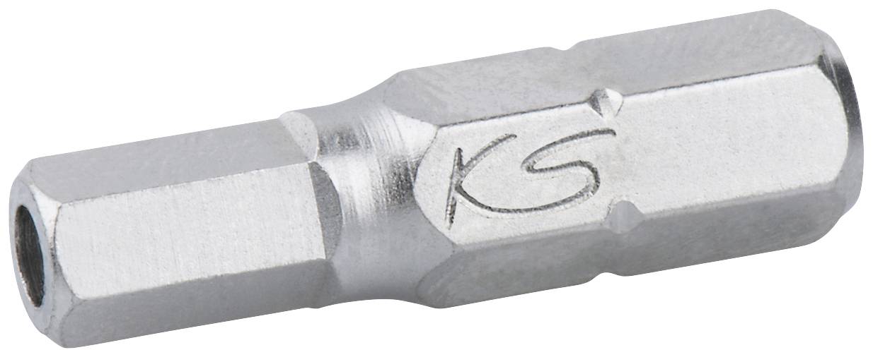 KS TOOLS 1/4\" CLASSIC Bit Innensechskant, Bohrung, 25mm, 6mm (911.2949)