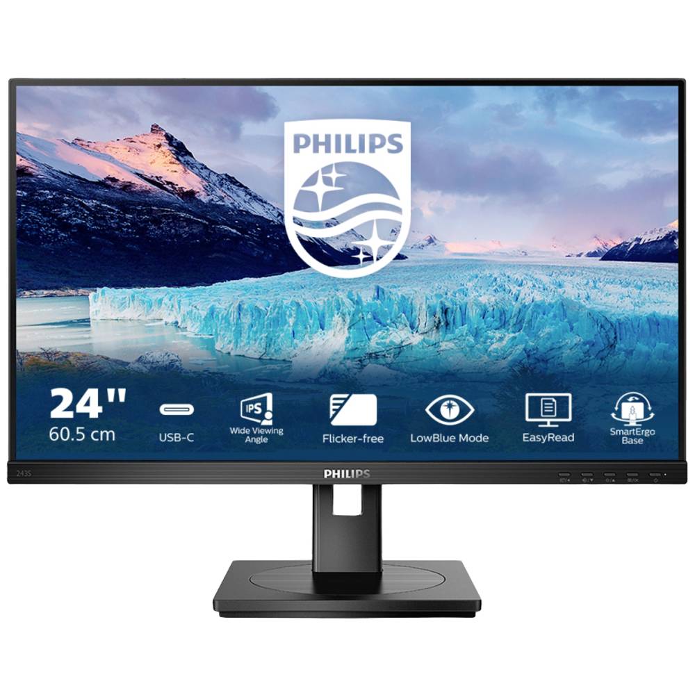 Philips 243S1-00 LED-monitor 108 cm (42.5 inch) Energielabel G (A G) 4 ms HDMI, DisplayPort, USB-C®,