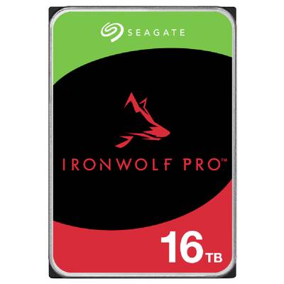 Externe Festplatte von Seagate, Modell IronWolf Pro, Kapazität 16 TB.