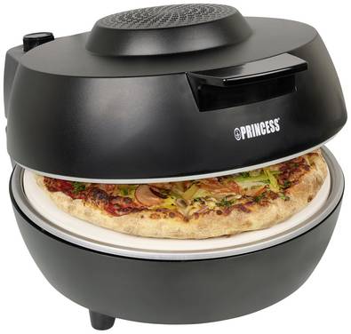 Princess Oven Pro Pizzaofen  Kontrollleuchte, Timerfunktion, Cool-Touch-Gehäuse