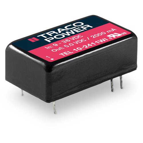 Thumbnail - TracoPower TEL 10-2415WI DC/DC-Wandler, Print 24 V/DC 416 mA 10 W Anzahl Ausgänge: 1 x Inhalt 1 St.