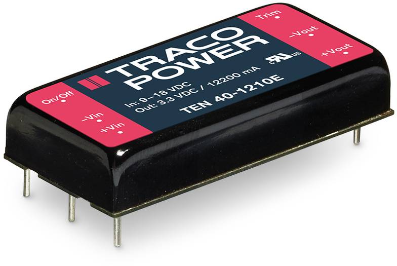 TracoPower TEN 40-2425E DC/DC-Wandler, Print 833 mA 40 W Anzahl Ausgänge: 2 x Inhalt 1 St.
