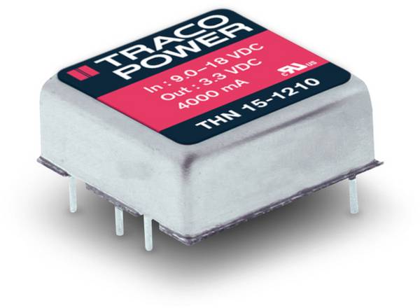 TracoPower THN 15-2421 DC/DC-Wandler, Print 24 V/DC 5 V/DC, -5 V/DC 1.5 A 15 W Anzahl Ausgänge: 2 x Inhalt 1 St.