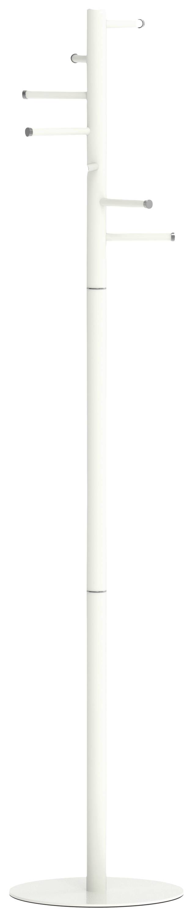 Garderobenständer Maulcaurus 7 Kleiderstangen 177cm weiß-0