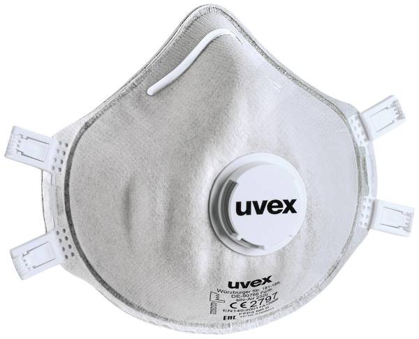 uvex uvex silv-Air class.2320 8762320 Feinstaubmaske mit Ventil FFP3 15 St. EN 149:2001 + A1:2009 DIN 149:2001 + A1:2009