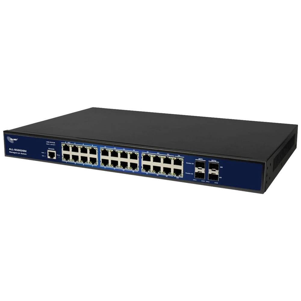 Allnet ALL-SG8626M Managed Netwerk Switch 26 poorten 10-100-1000 MBit-s