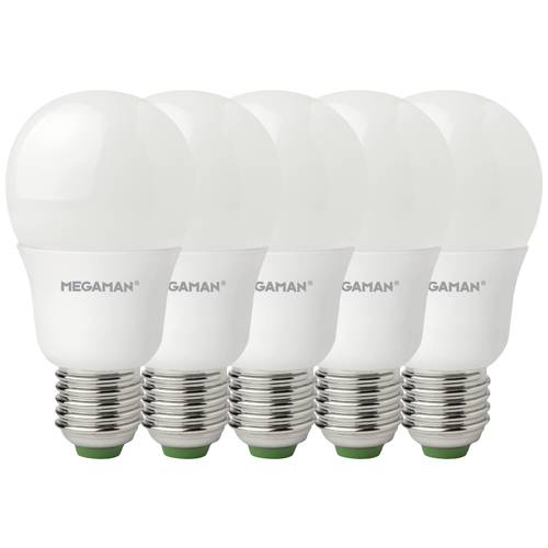 Thumbnail - Megaman MM21963 LED EEK F (A - G) E27 Glühlampenform 8.6 W = 60 W Warmweiß (Ø x L) 60 mm x 109 mm 5 St.