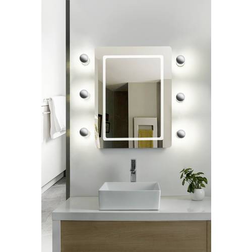 LightMe Aqua LM85640 LED-Wandleuchte GU10 4.9 W LED Chrom