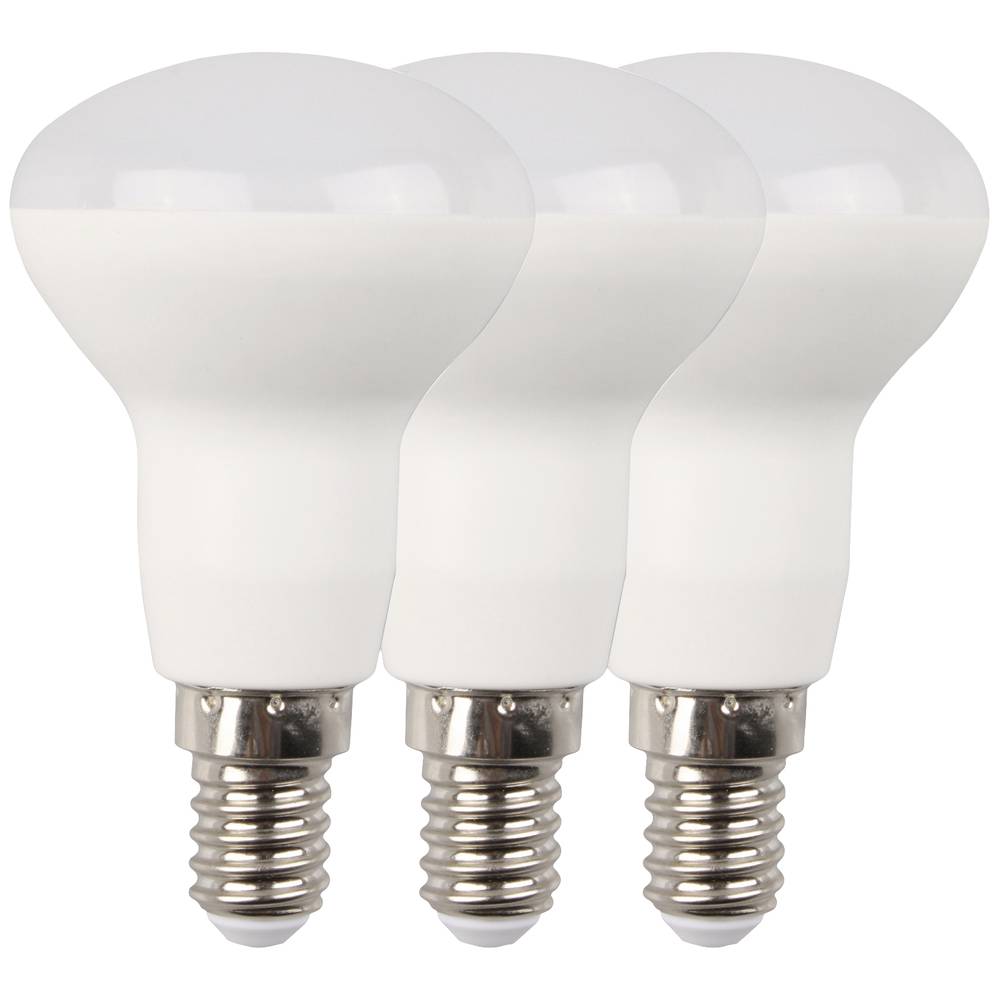LightMe LM85919 LED-lamp Energielabel F (A - G) E14 4.9 W = 40 W Warmwit (Ø x h) 50 mm x 86 mm 3 stuk(s)