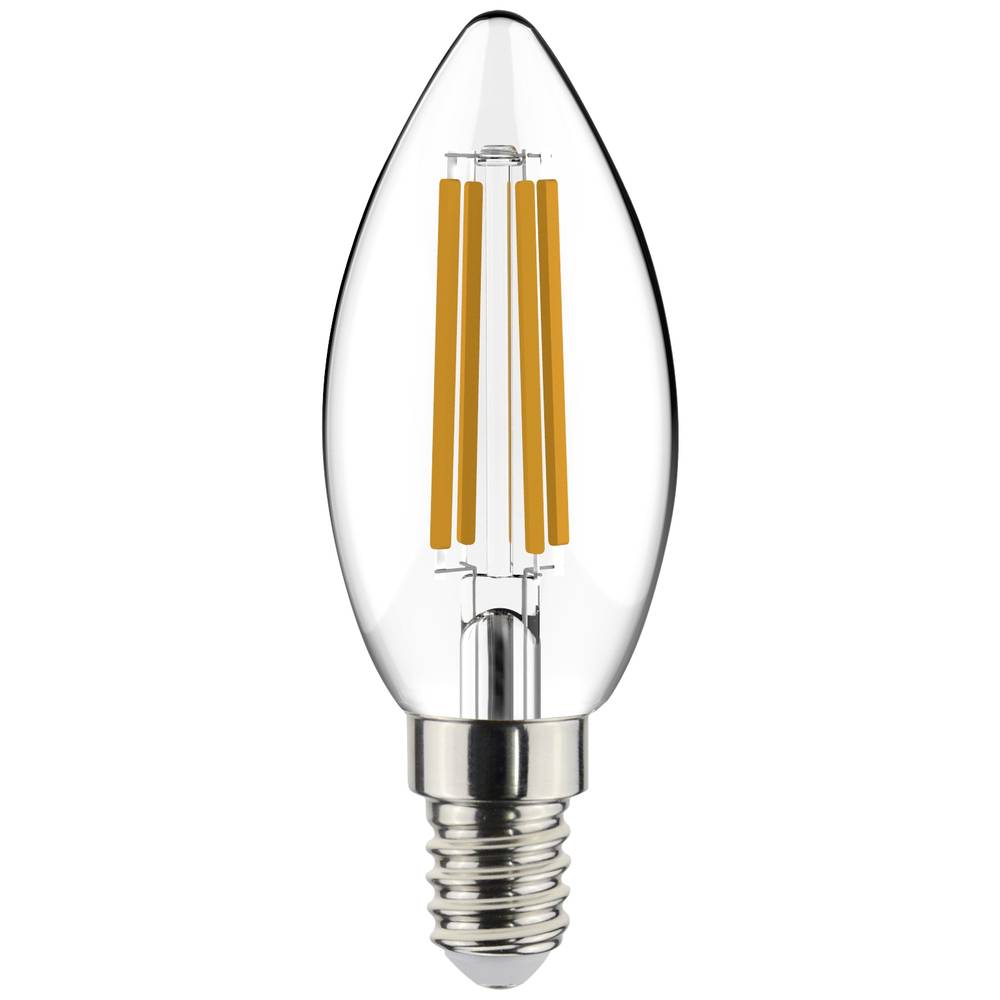LightMe LM85931 LED-lamp Energielabel F (A - G) E14 Kaars 4.5 W = 40 W Warmwit (Ø x h) 35 mm x 97 mm 5 stuk(s)