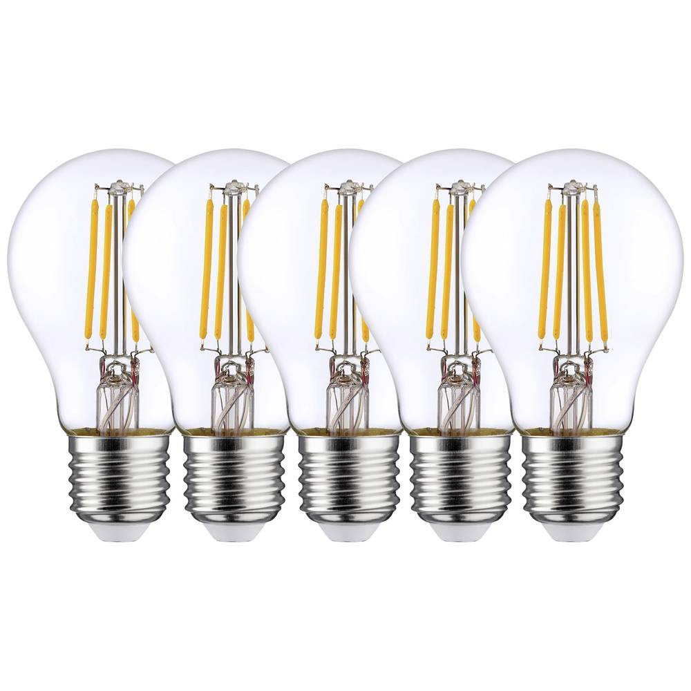 LightMe LM85936 LED-lamp Energielabel E (A - G) E27 7 W = 60 W Warmwit (Ø x h) 60 mm x 108 mm 5 stuk(s)