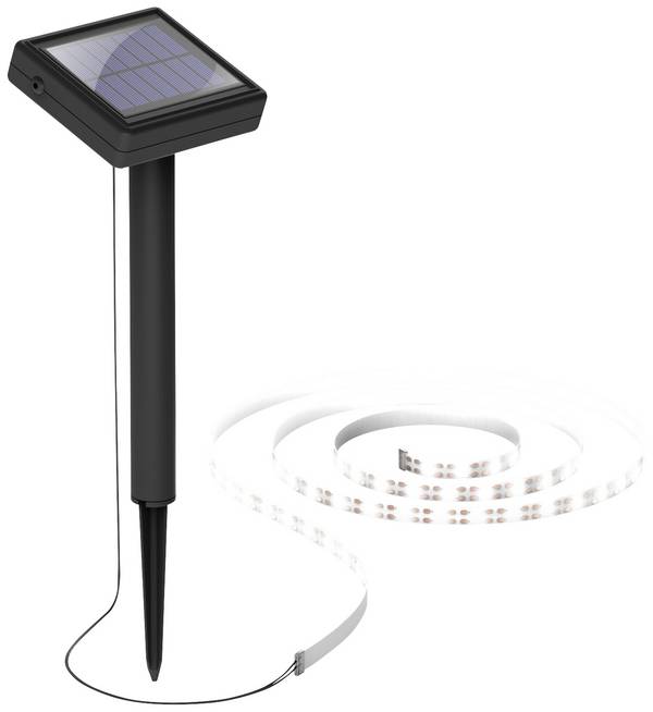 Megatron MT70011 Solar-Lichterkette  Außen    LED Warmweiß Beleuchtete Länge: 3 m mit Solarzelle