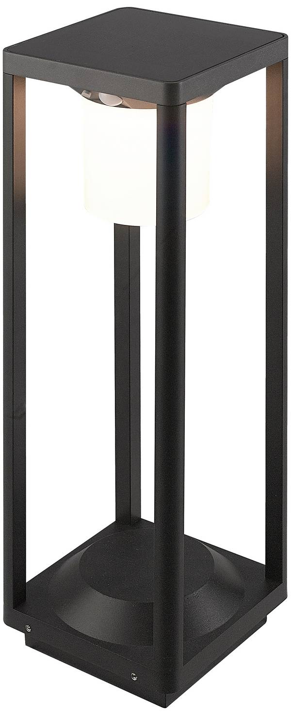 Megatron MT70014 MT70014 Solar-Außenstandleuchte mit Bewegungsmelder   LED LED fest eingebaut 2 W Schwarz