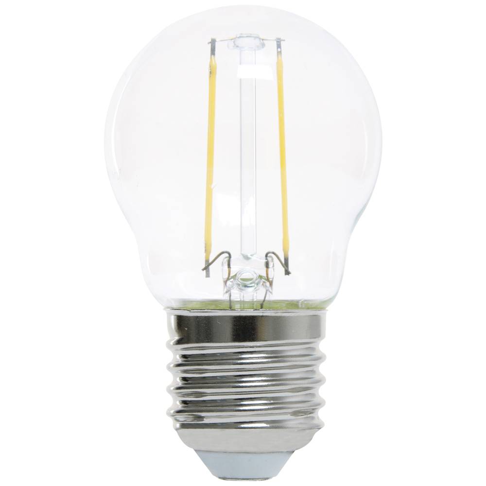 LightMe LM85273 LED-lamp Energielabel E (A - G) E27 Peer 2.2 W = 25 W Warmwit (Ø x h) 45 mm x 77 mm 1 stuk(s)