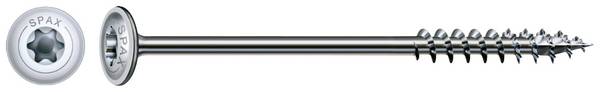 SPAX 0251010601005 R 88193 m.Spitze/T-STAR Holzschraube 6 mm 100 mm T-STAR plus Stahl WIROX 100 St.