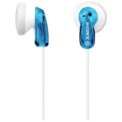 Sony MDR-E9LP DJ In Ear Kopfhörer kabelgebunden Stereo Blau  