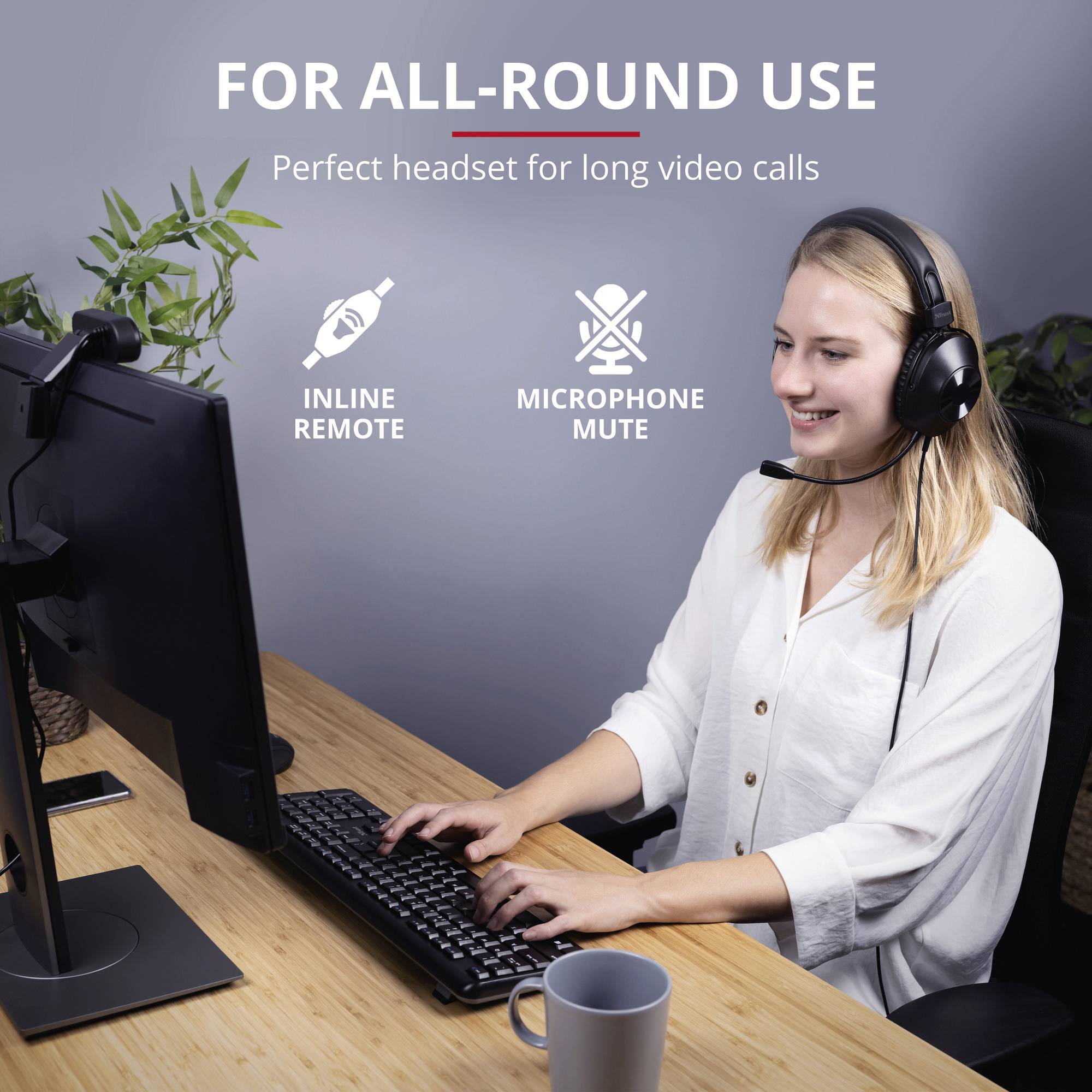 Trust HS-250 - Headset - ohrumschließend - kabelgebunden-8