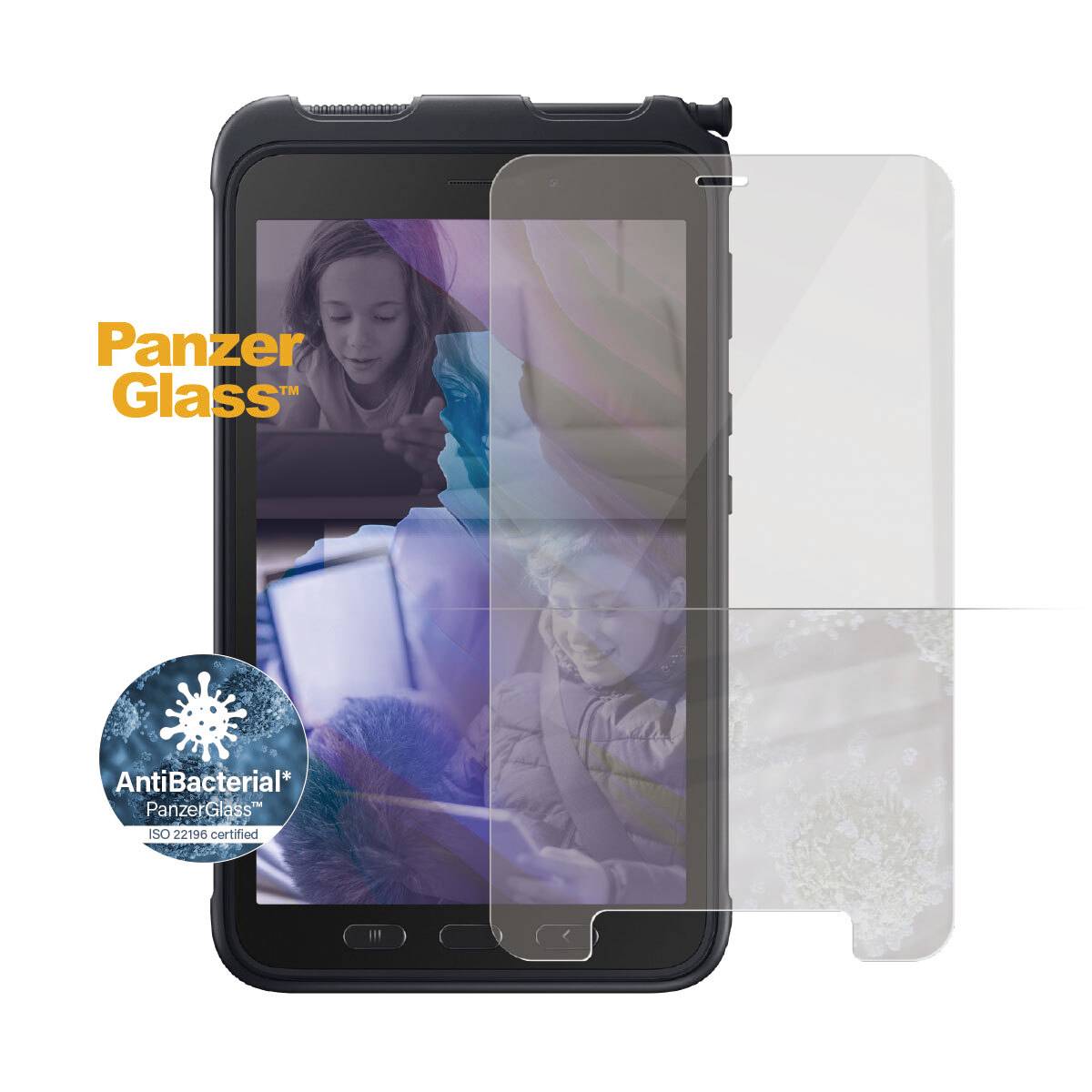 PANZERGLASS Case Friendly - Bildschirmschutz für Tablet - Glas - kristallklar - für Samsung Galaxy T